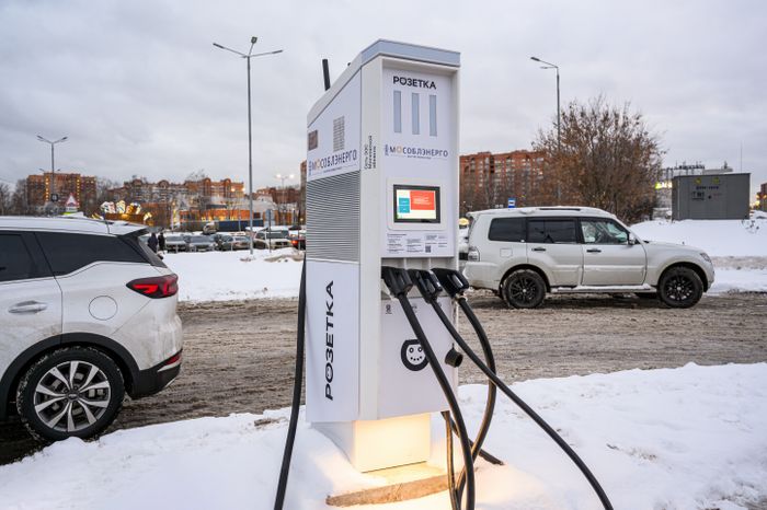Электрозарядная станция  (ЭЗС) на улице Энтузиастов в Балашихе
