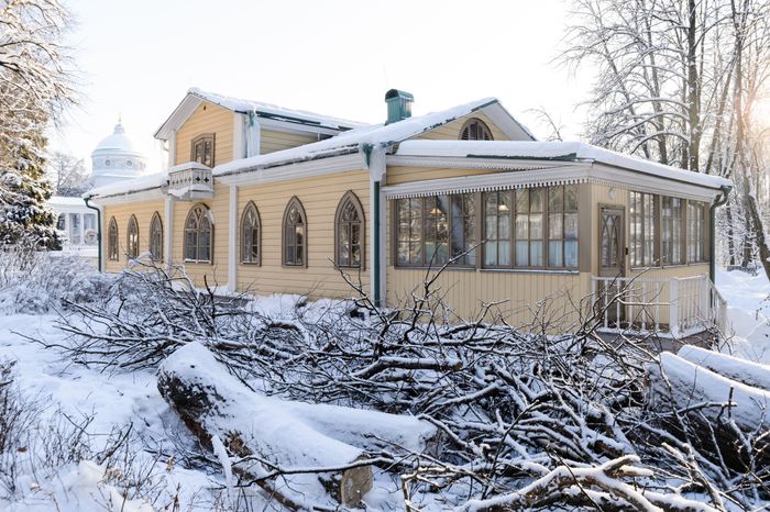 Красногорск. Усадьба «Архангельское». Зима