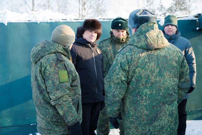Андрей Воробьев посетил полигон в Московском высшем общевойсковом командном училище