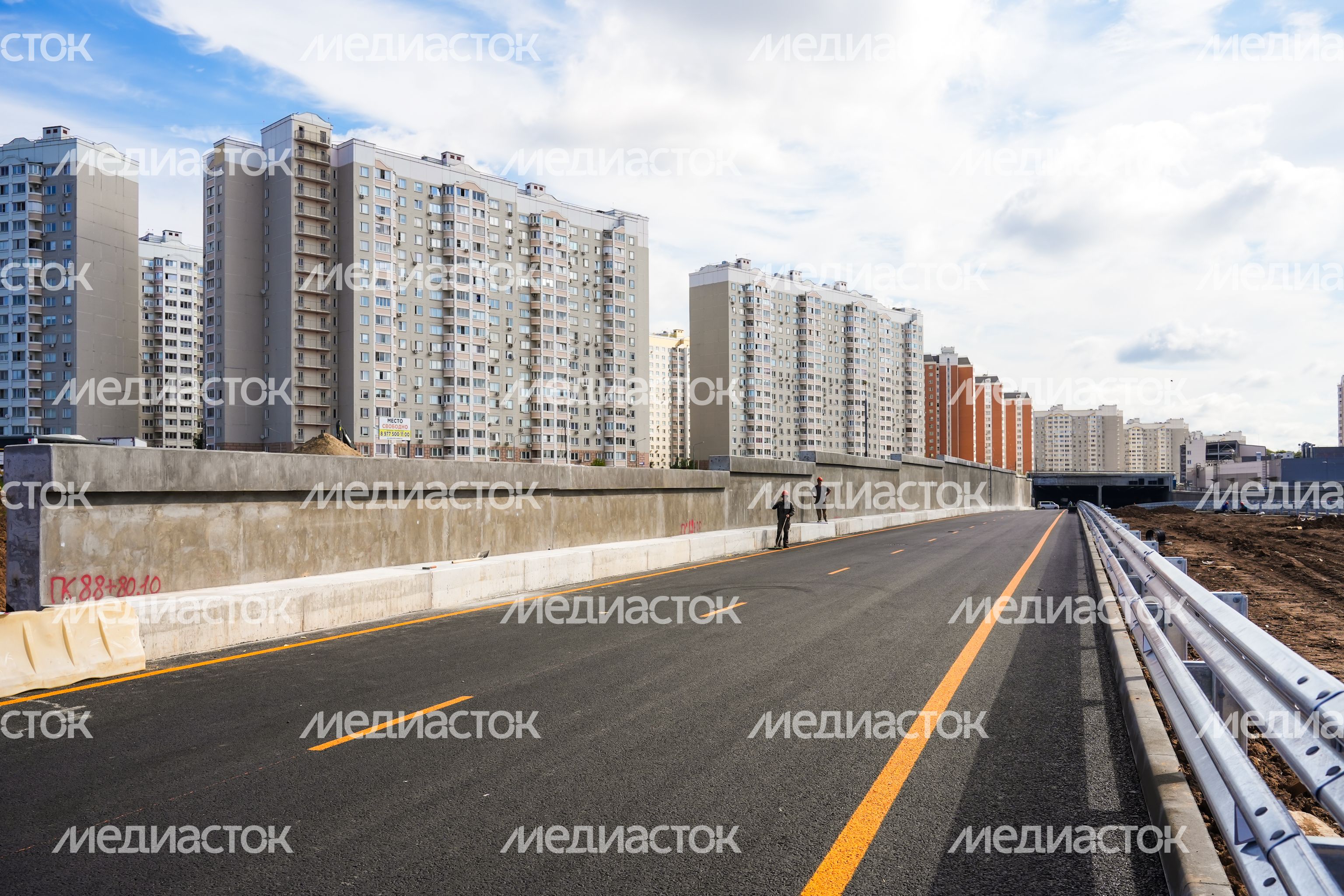 Открытие предпоследнего участка Южно-Лыткаринской автодороги