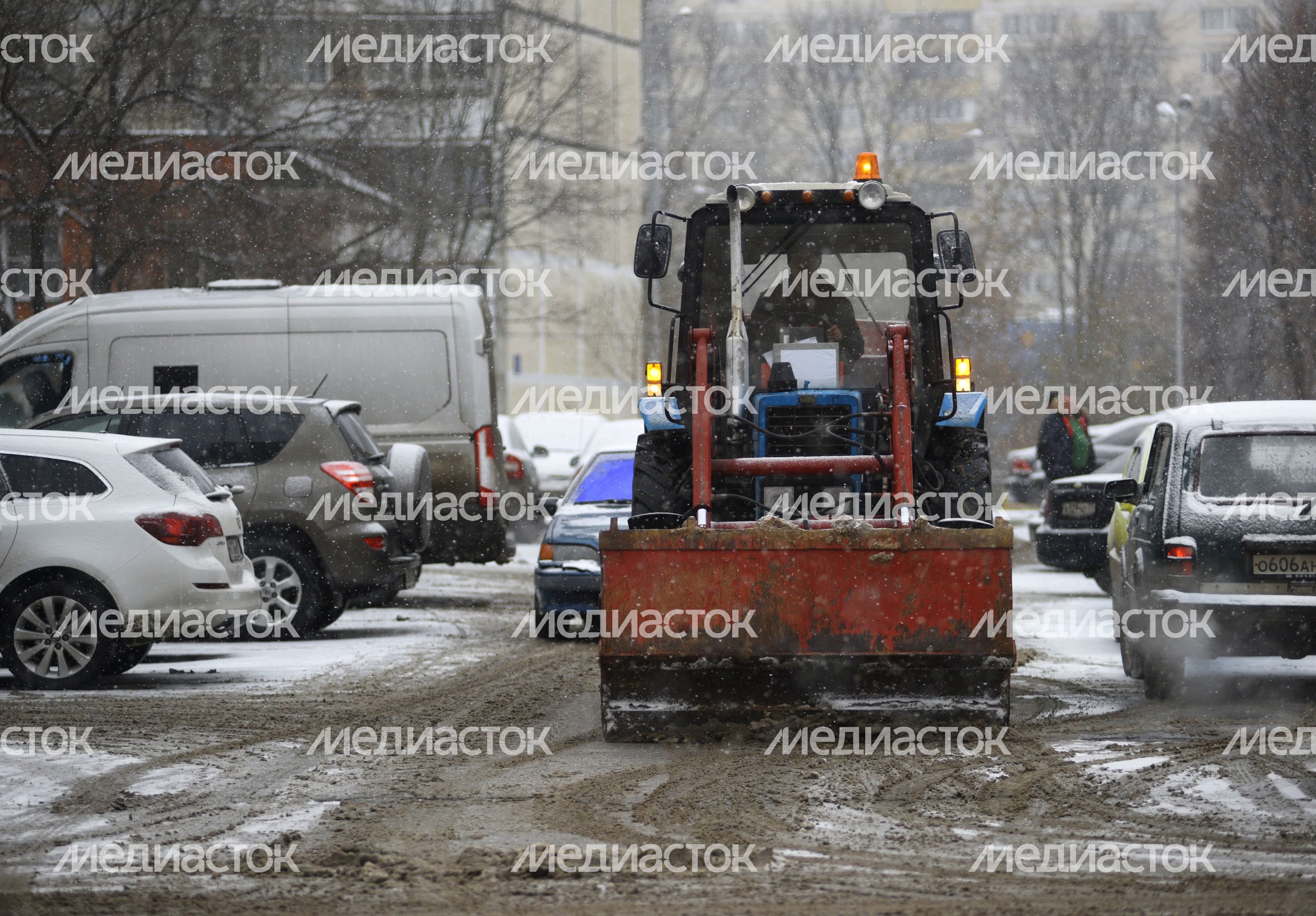 Снегопад в Троицке
