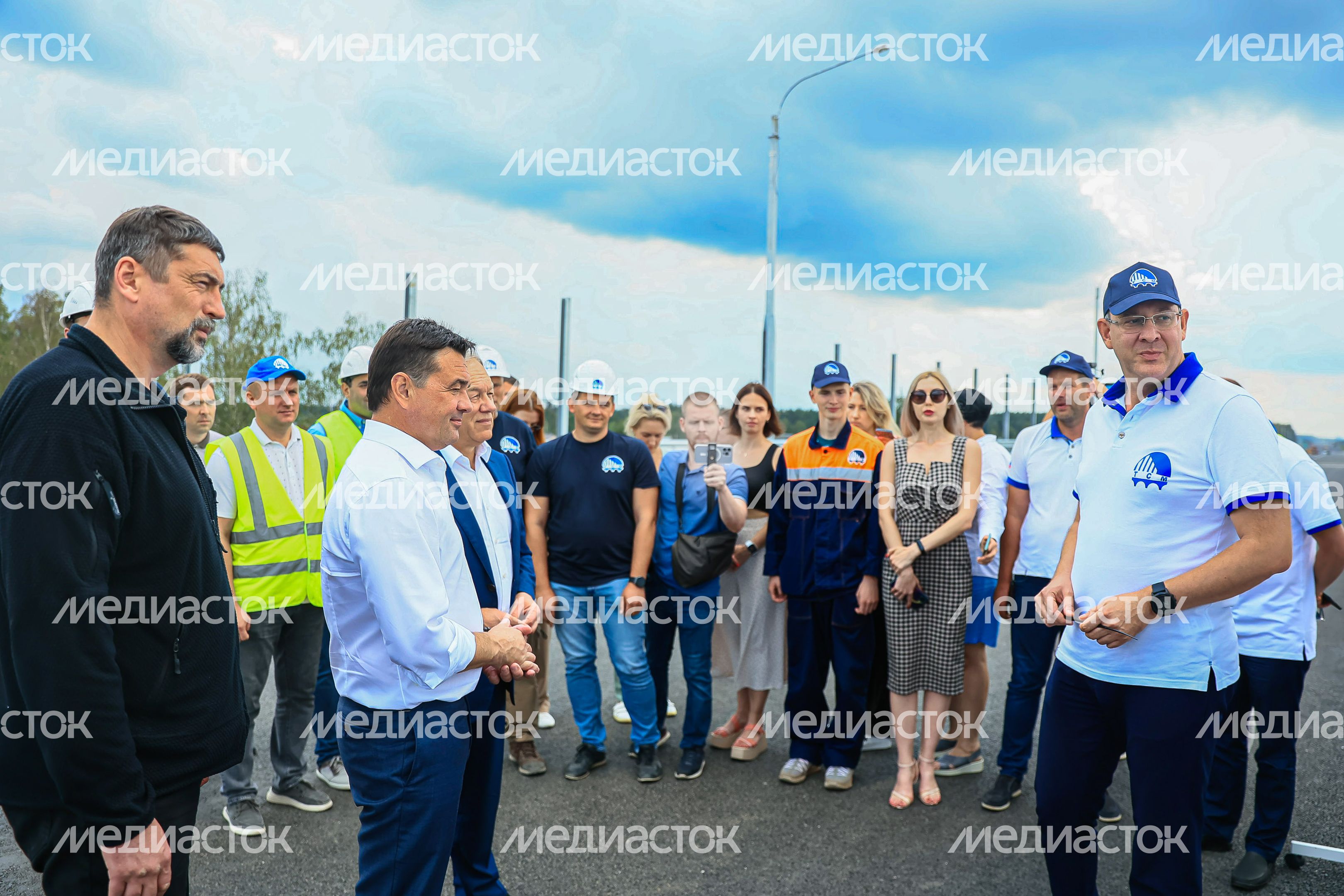 Проверка хода строительства подмосковного участка М-12 «Москва-Казань» Губернатором Подмосковья
