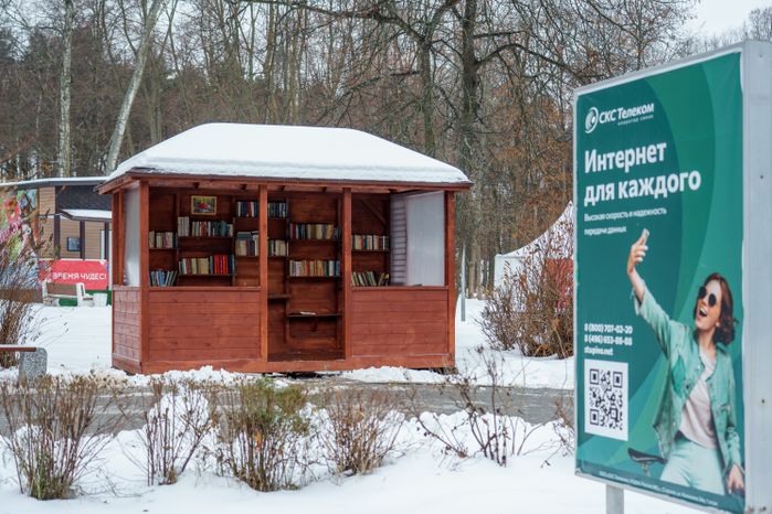 Кашира. Городской парк. Зима