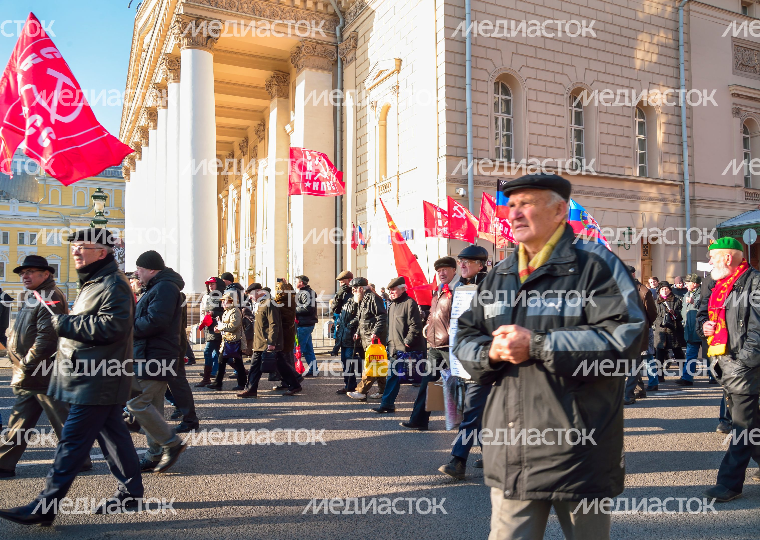 Митинг коммунистов в Москве