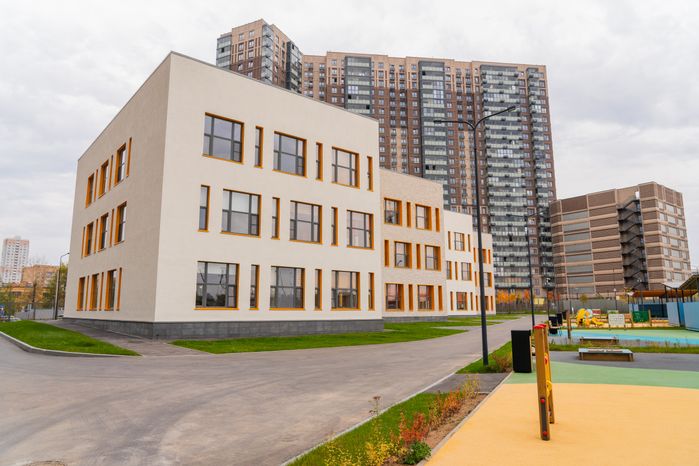 Новый детский сад «Кубик» на 245 мест в ЖК «Союзный» города Одинцово