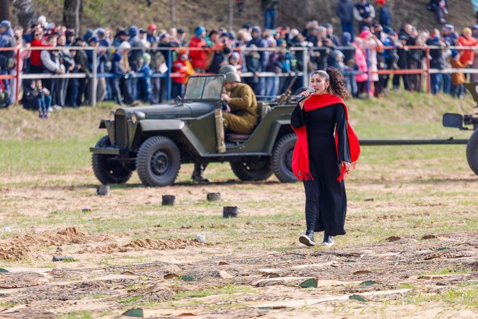 Военно-историческая реконструкция "Успех в единстве поколений" в Химках