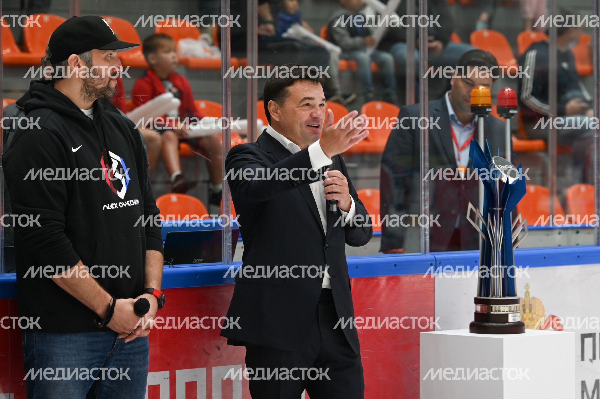Открытие Губернатором Подмосковья финала хоккейного турнира «ОВИ-Cup»