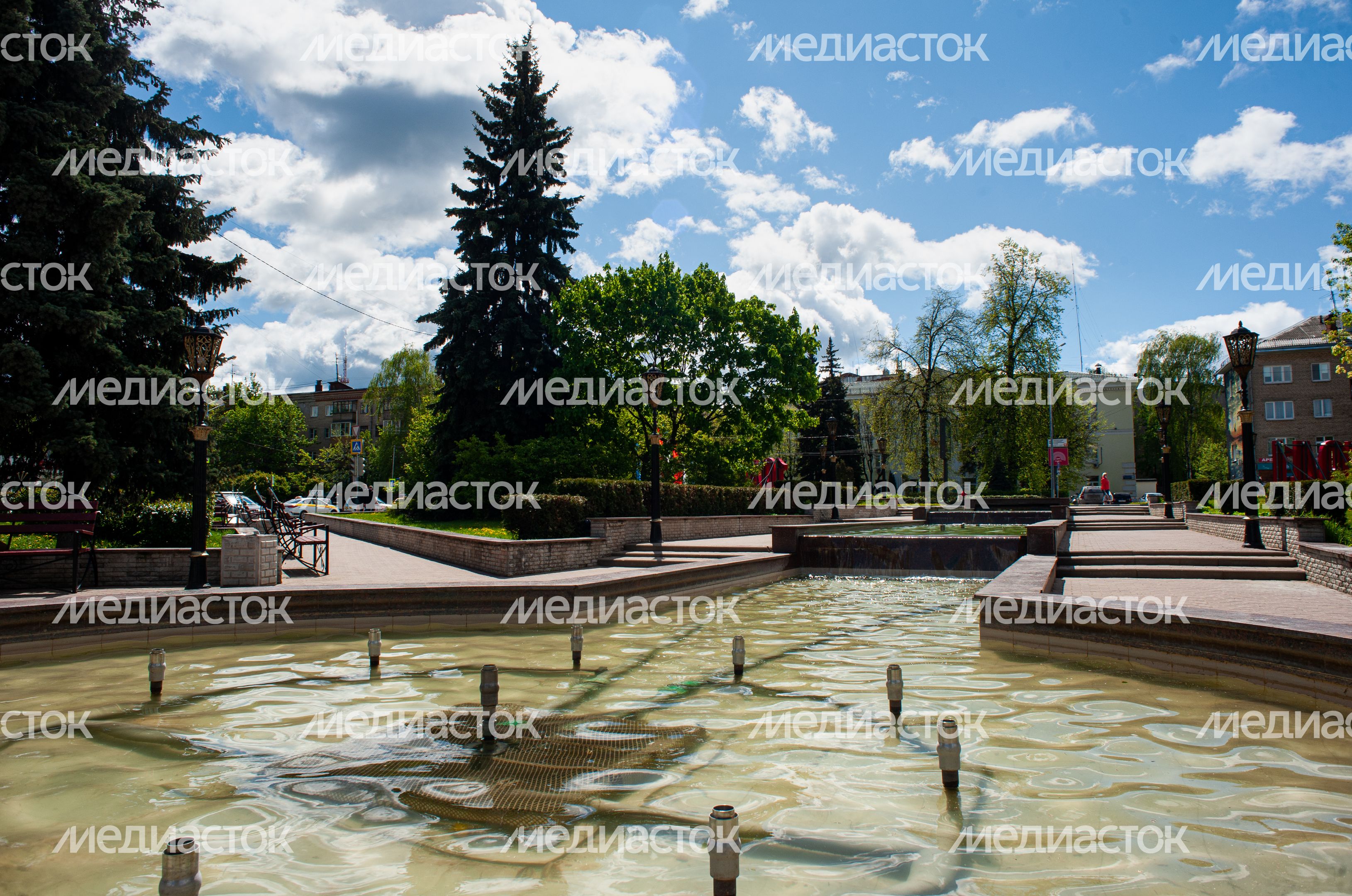Весенние виды города Пушкино