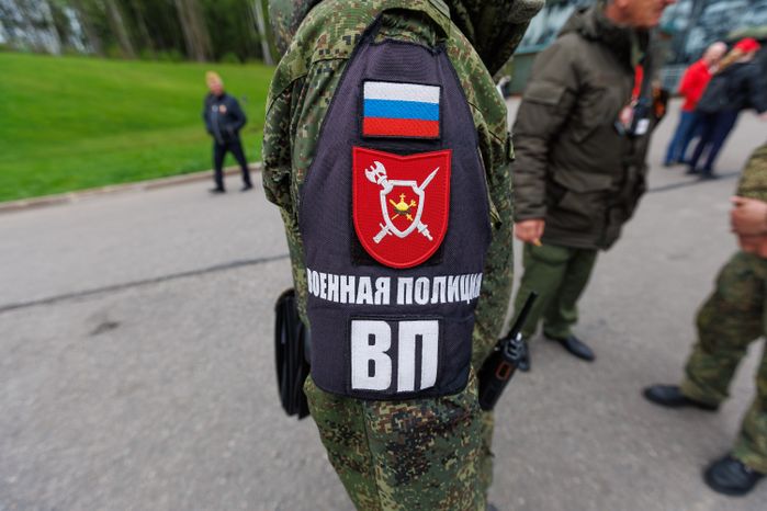 Военная полиция помогала в охране общественного порядка в День Победы в Центральном парке «Патриот» Одинцовского округа