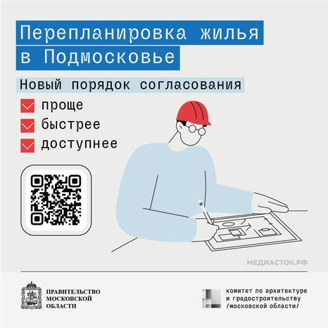 Согласование перепланировки жилья в Московской области квадрат 01