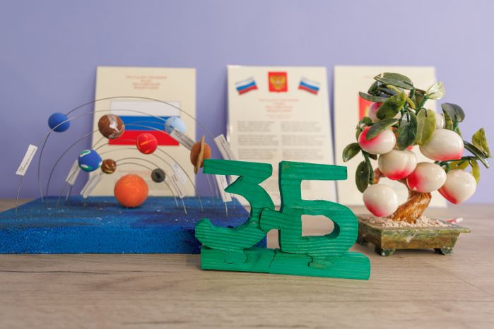 Урок для учеников начальных классов в новом корпусе Гимназии №6 в Солнечногорске