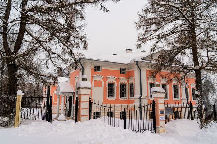 Зима в усадьбе Лопасня-Зачатьевское города Чехов