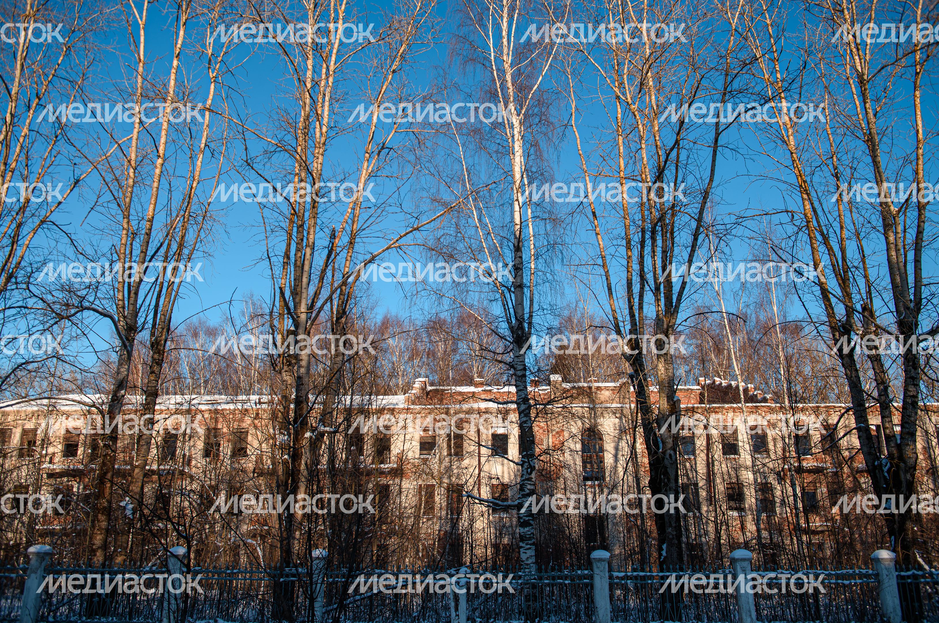 Зимние виды города Калязин