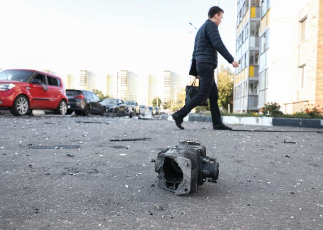 Дом в Раменском г.о., поврежденный в результате атаки украинских дронов