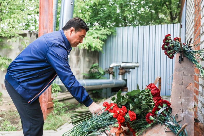 Оперативный штаб с участием Губернатора Подмосковья на месте ЧП в Сергиевом Посаде