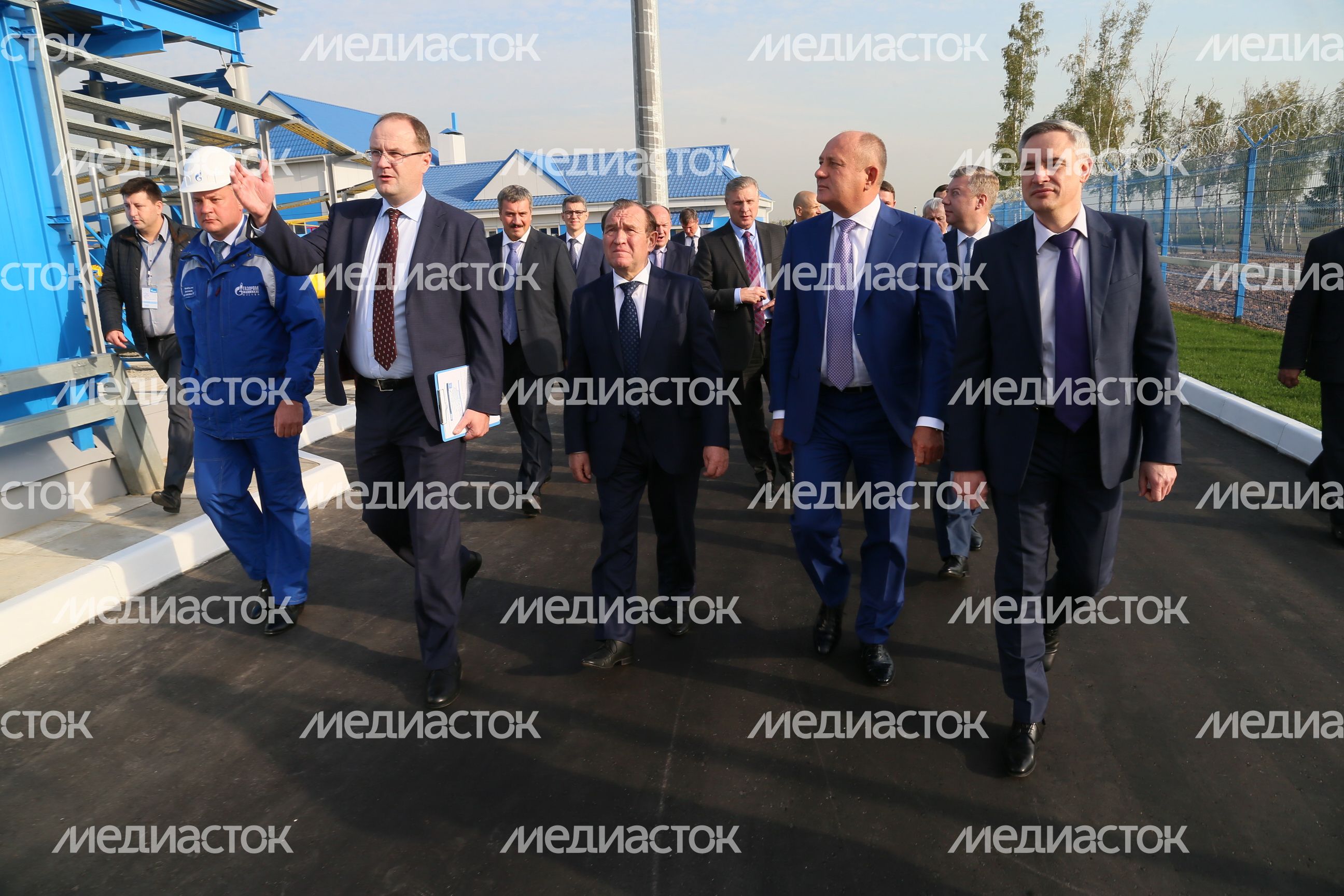 Открытие газового контрольно-распределительного пункта в Ленинском районе