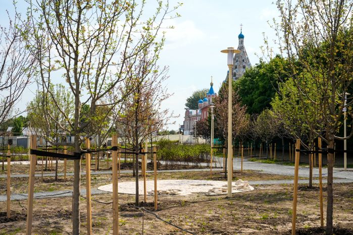 Благоустройство сквера "Блюдечко" в Коломне