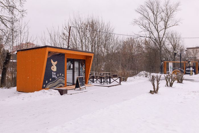 Зимний Щелковский городской парк культуры и отдыха