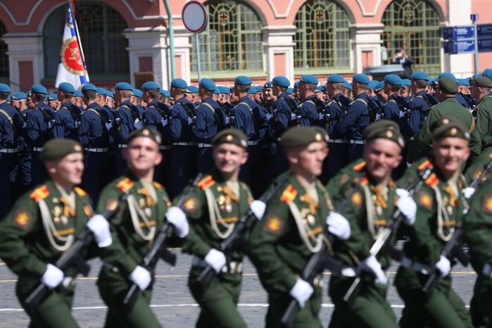 Парад Победы на Красной площади в Москве
