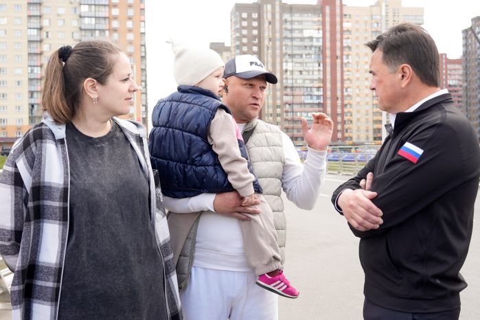 Андрей Воробьев посетил парк "Дружба" на озере Черное в Люберцах