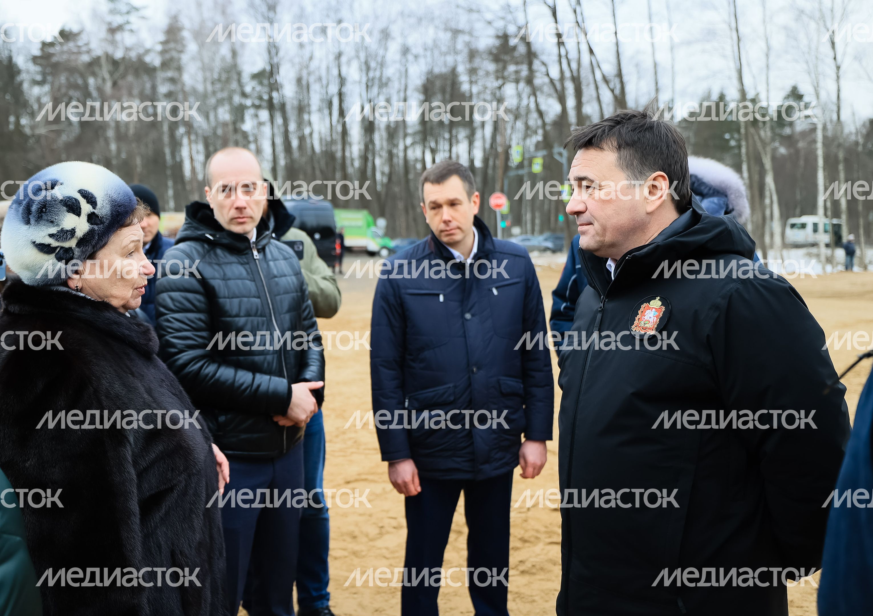 Проверка хода строительства Южно-Лыткаринской автодороги (ЮЛА) Губернатором Подмосковья