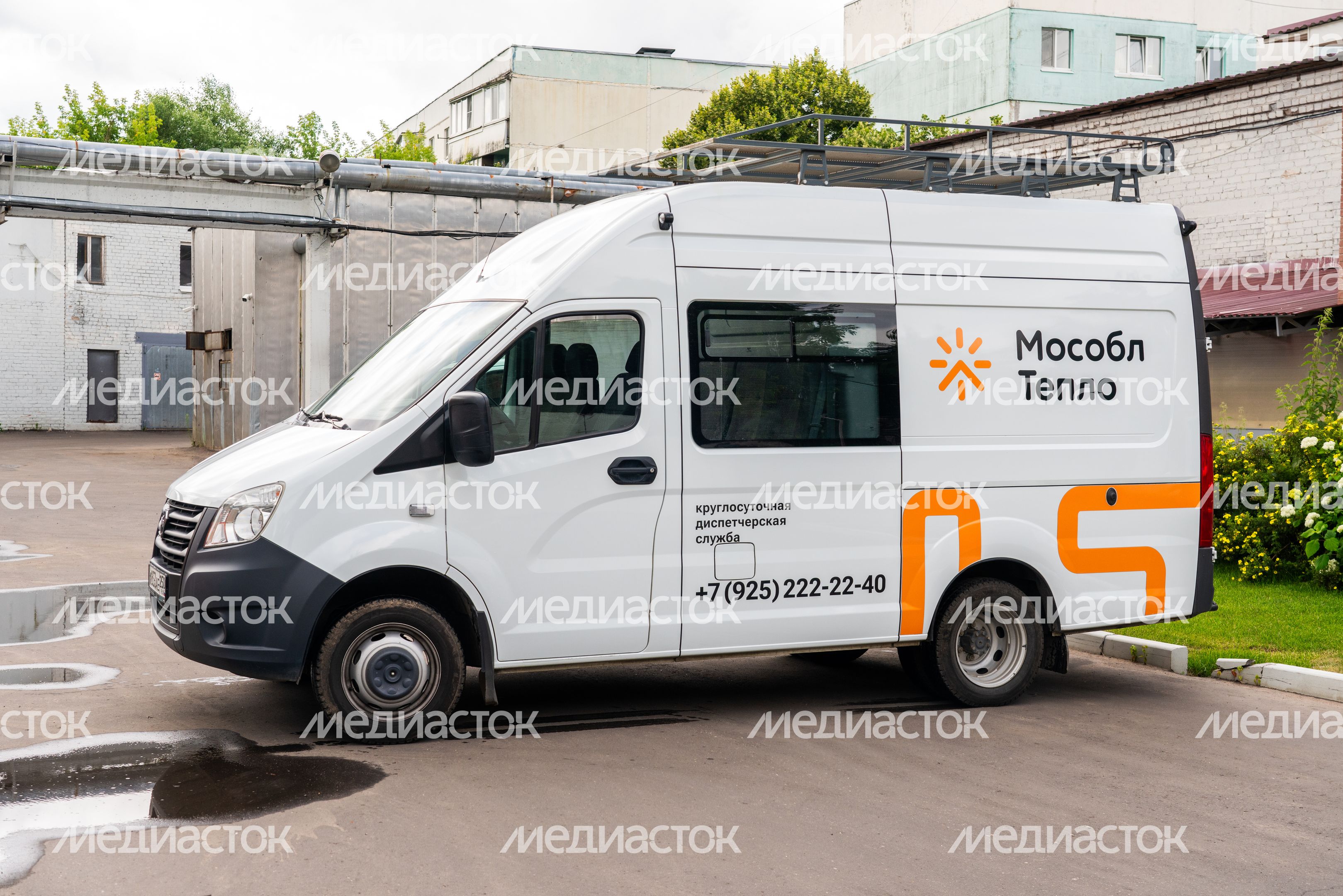 Коммунальная техника ресурсоснабжающей организации «Мособлтепло» в Рузе