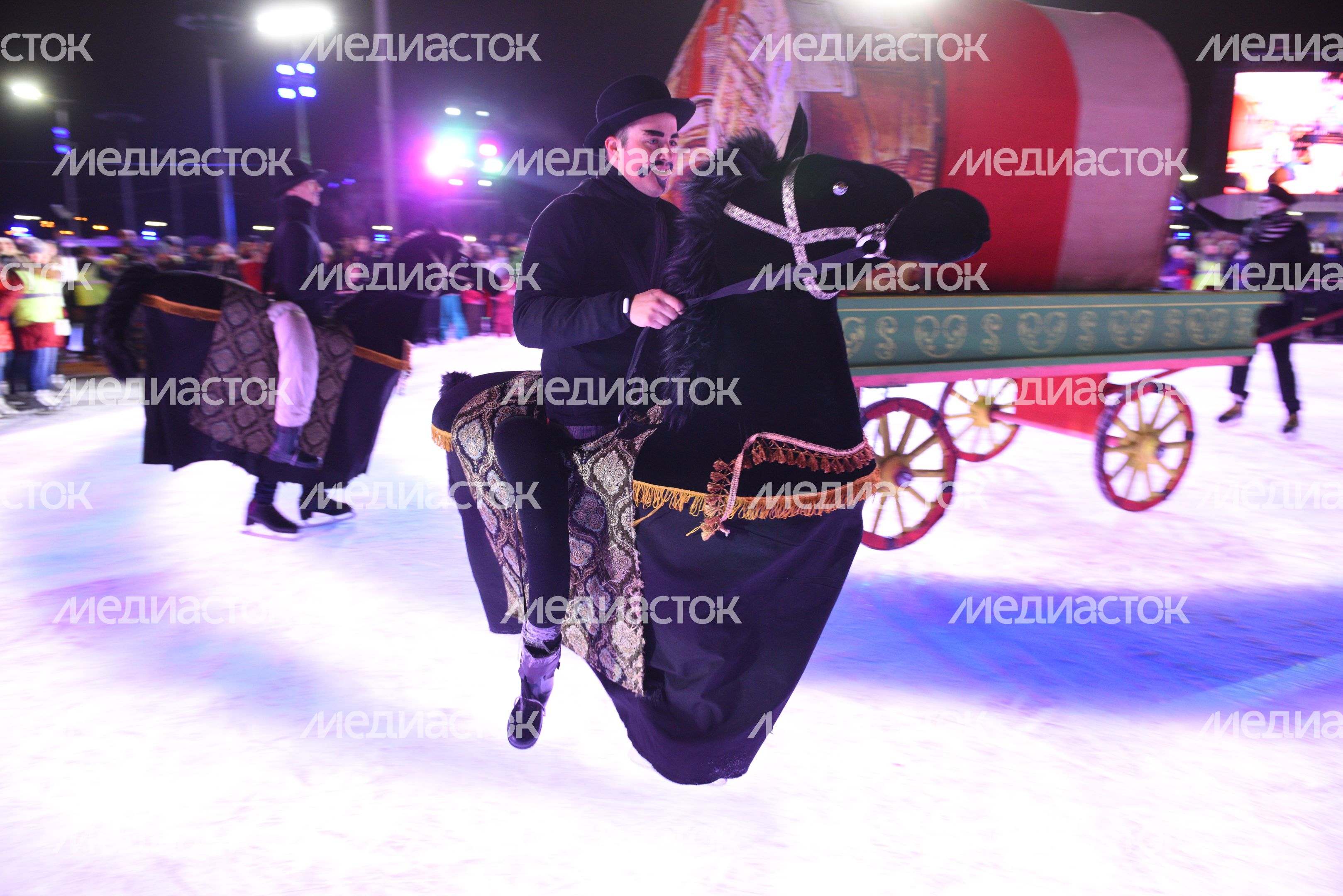 Открытие катка на ВДНХ в Москве