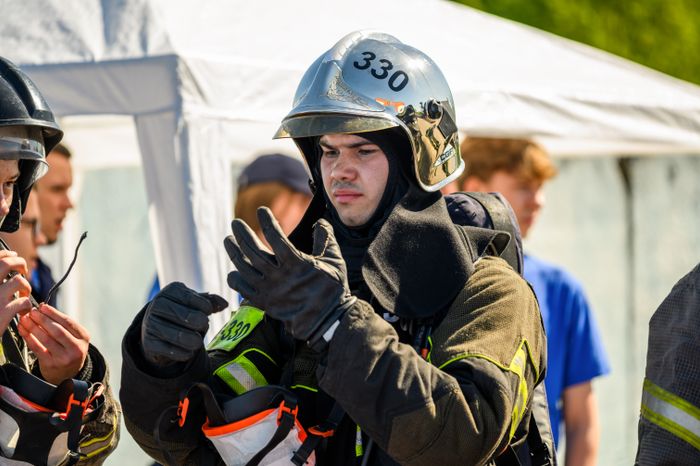 Соревнования спасателей в Ногинске Богородского округа