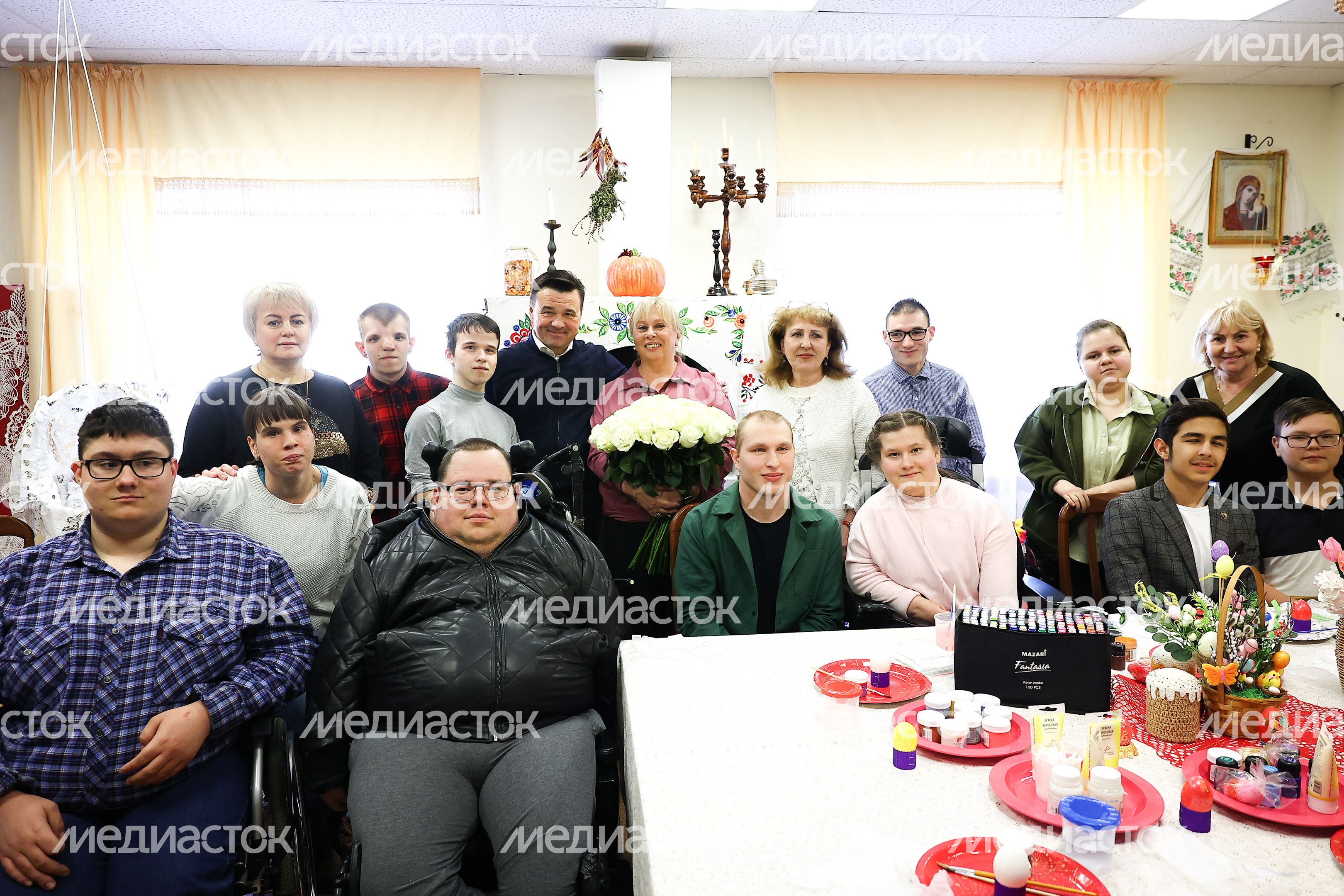 Губернатор навестил ребят, воспитывающихся в Семейном центре «Дмитровский»