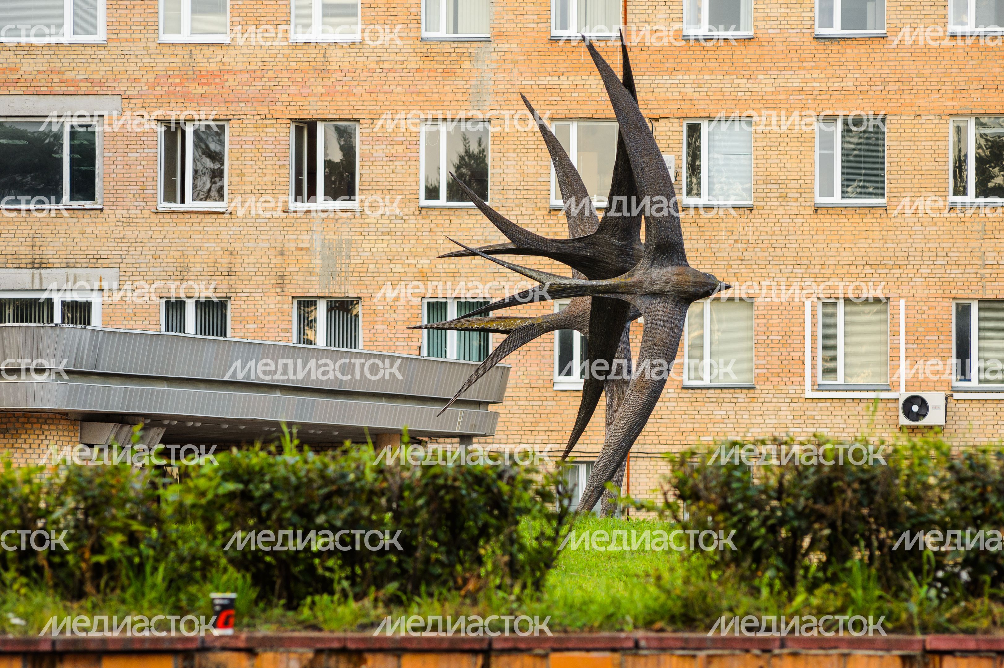 Черноголовка. Скульптура «Стрижи» Черноголовка. Скульптура «Стрижи»