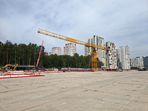 Прокладка тоннеля метро от "Липовой рощи" до "Строгино"