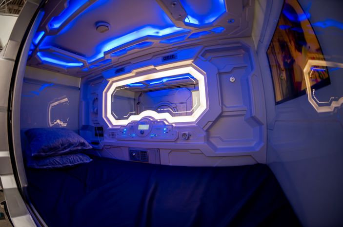 Виды Капсульного отеля Aerosleep в аэропорту Внуково
