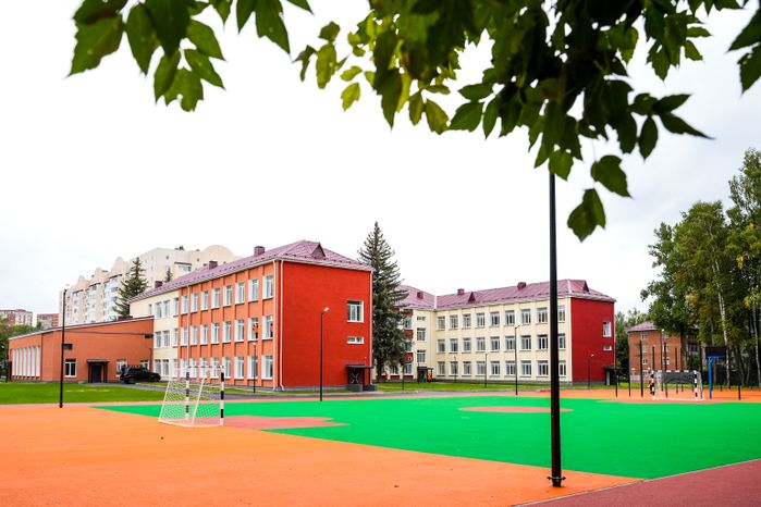 В г.о. Клин завершается капремонт школьного корпуса лицея №10 им. Д.И. Менделеева