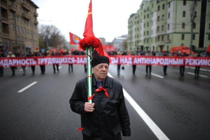 Первомайская демонстрация в Москве
