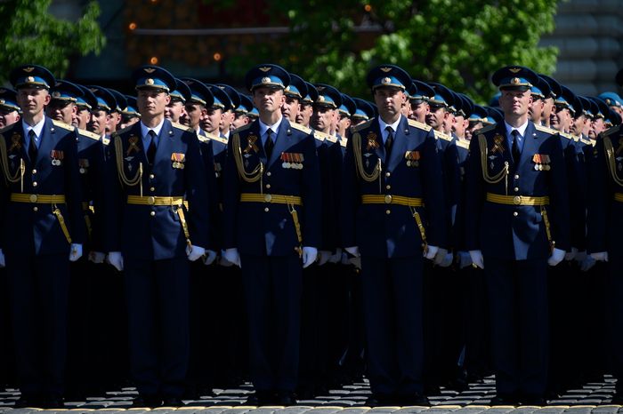 Парад Победы на Красной площади в Москве