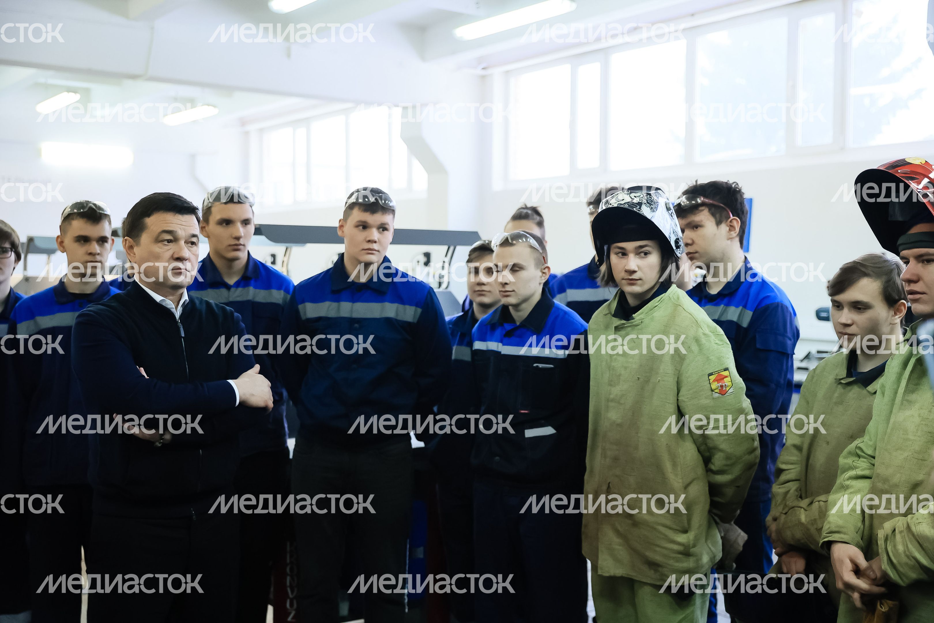 Посещение Губернатором Павлово-Посадского Техникума