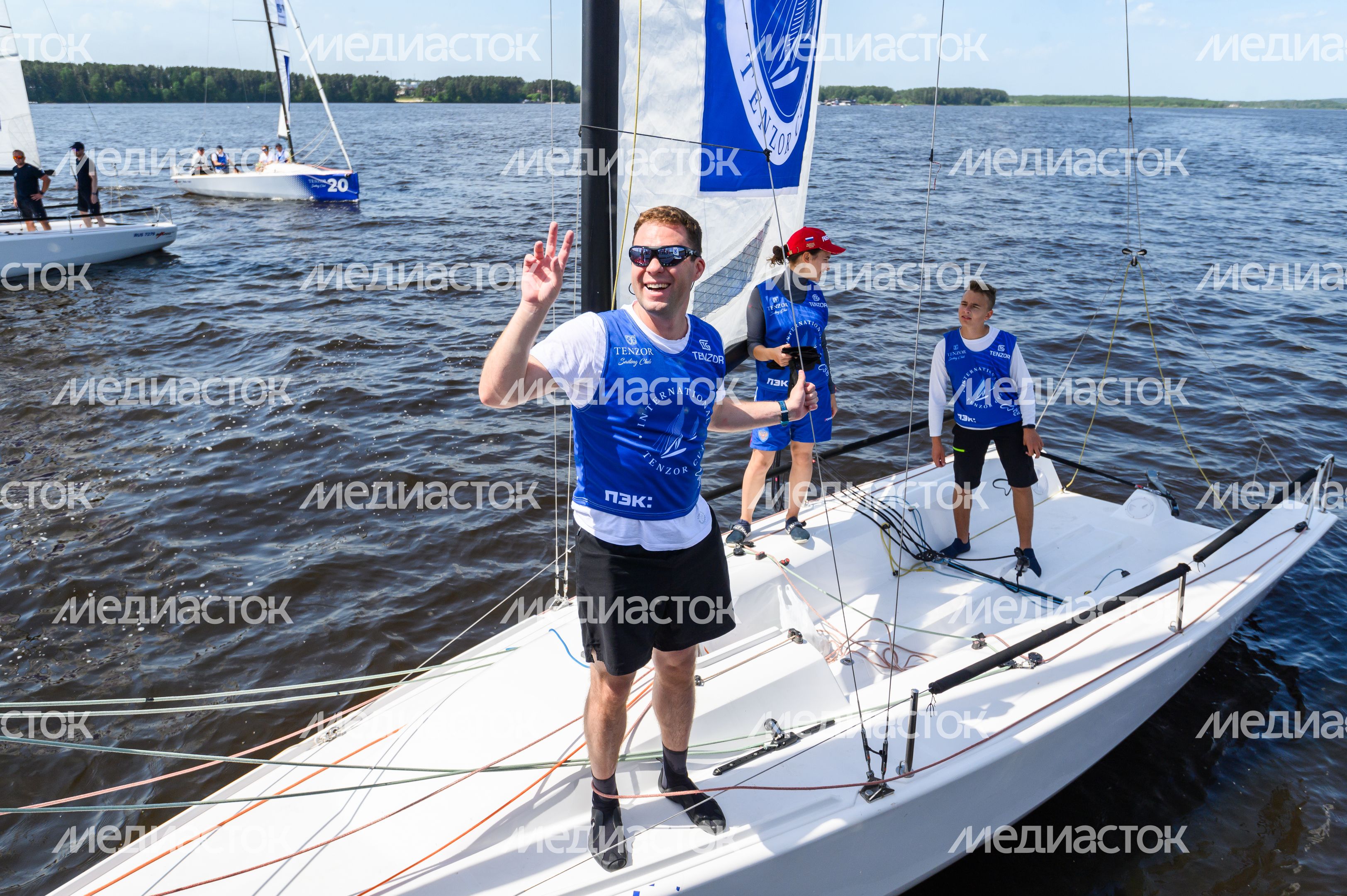 Регата на Пестовском водохранилище в Мытищах