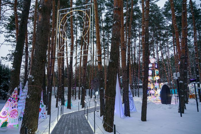 Световой парк «Путь света» в парке «Елочки»