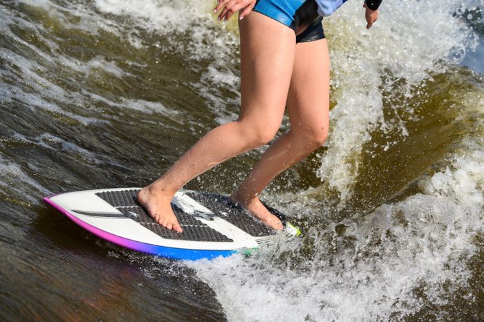 Чемпионат Московской области по серфингу на Пироговском водохранилище в Долгопрудном