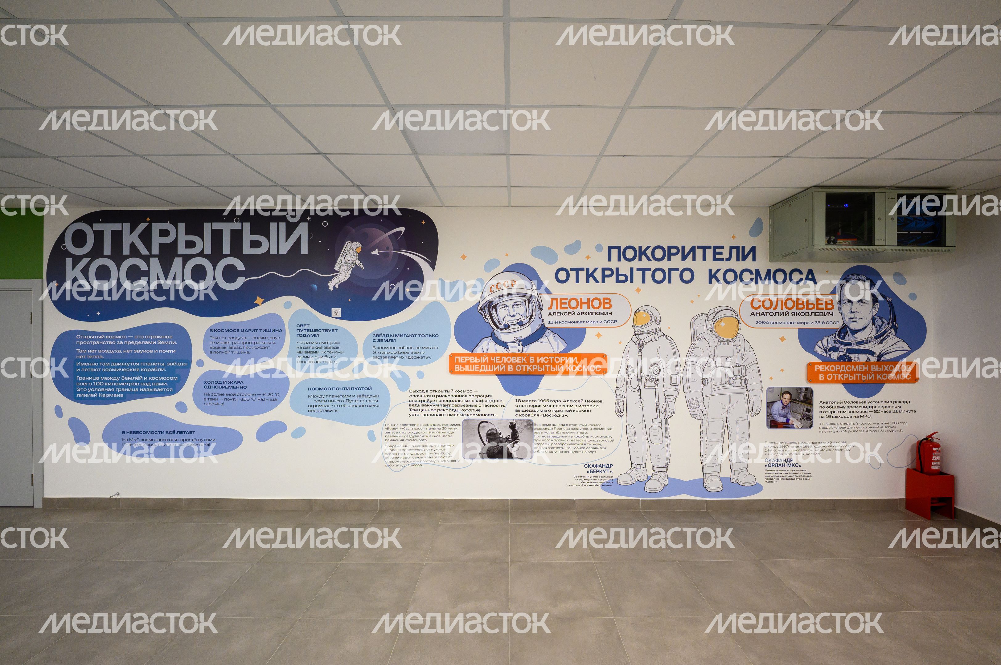 Роспись на стенах нового корпуса Первомайской школы №2 им. М.Ф. Тихонова в Королеве Роспись на стенах нового корпуса Первомайской школы №2 им. М.Ф. Тихонова в Королеве