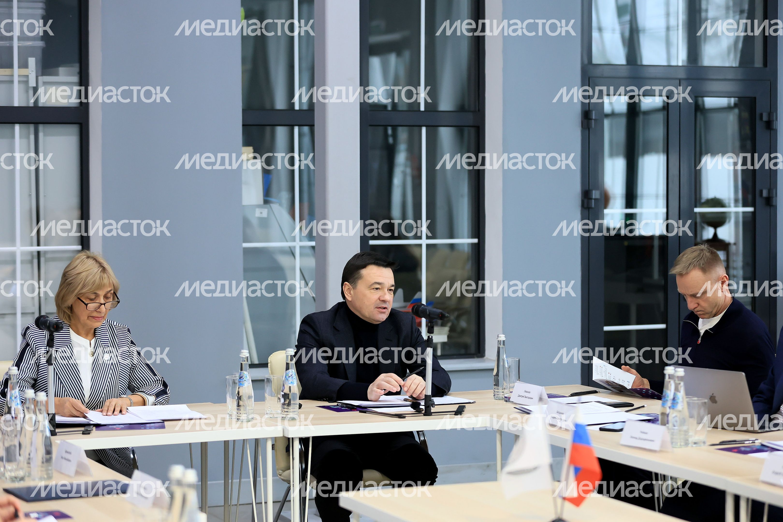 Проверка хода работ в будущем кампусе для проживания и детском технопарке на базе Физтех-лицея им. П.Л. Капицы Губернатором Подмосковья