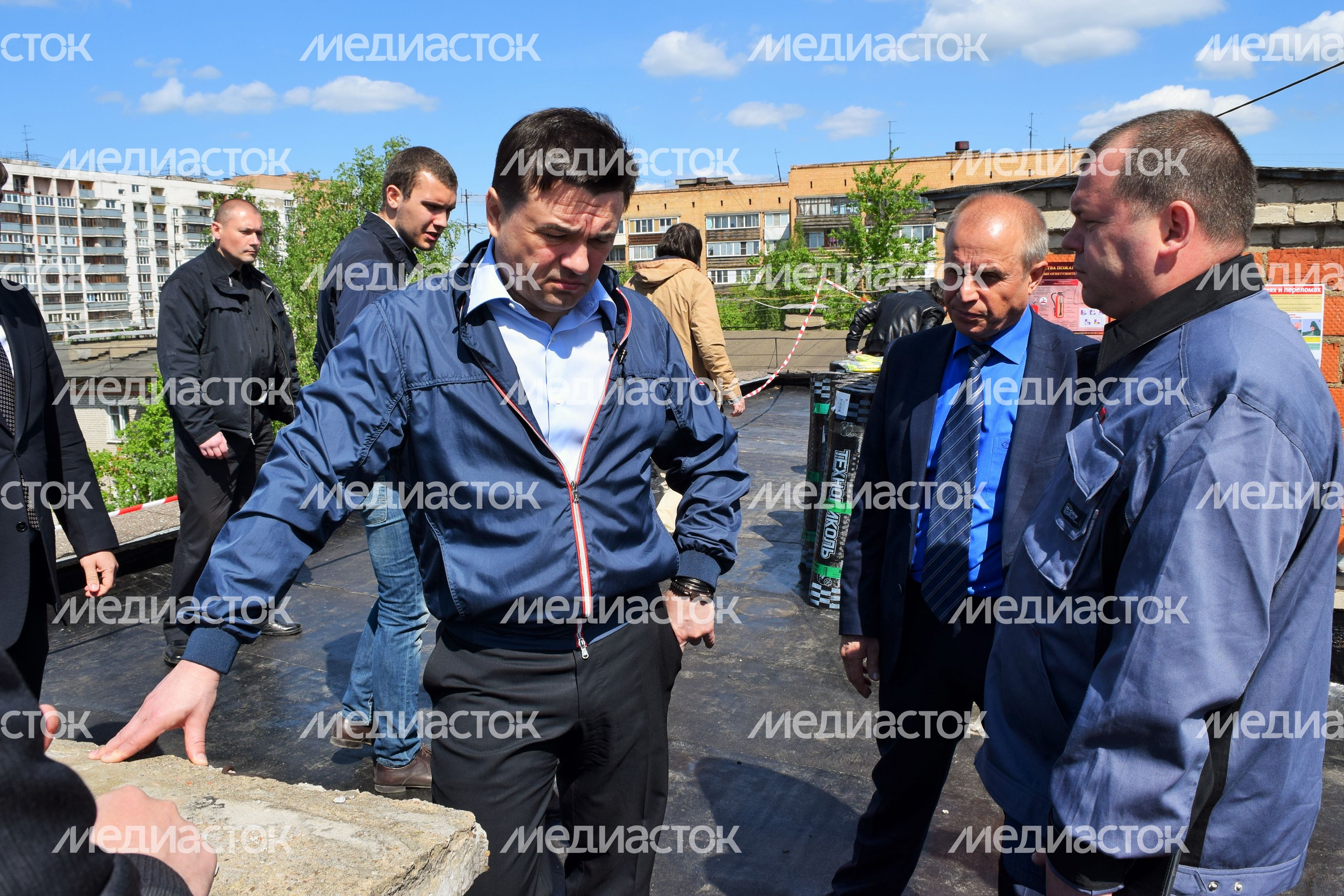 А. Воробьев посетил с рабочим визитом Лобню