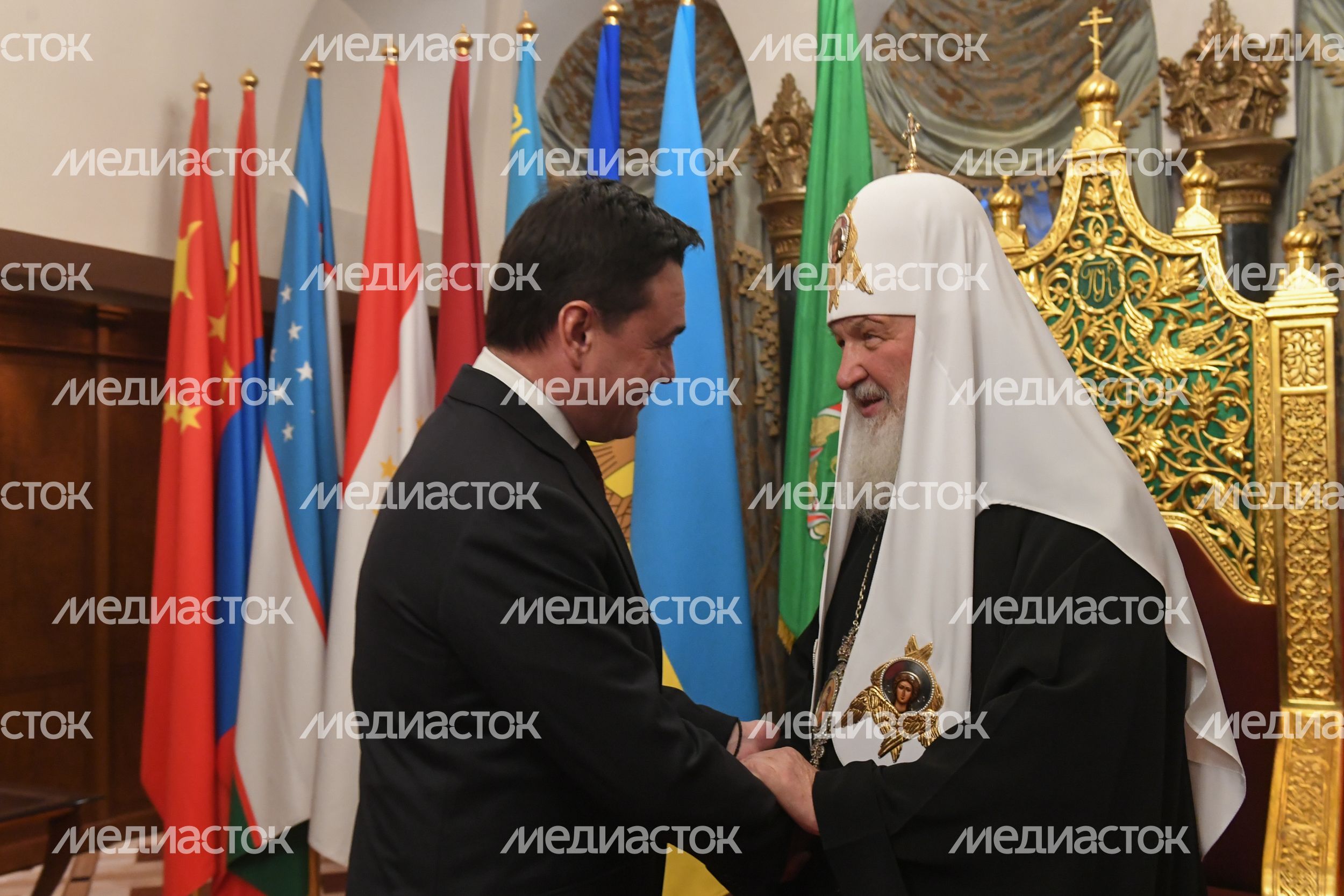 Поздравление губернатором Подмосковья Патриарха Московского и Всея Руси Кирилла с Днем рождения Поздравление губернатором Подмосковья Патриарха Московского и Всея Руси Кирилла с Днем рождения