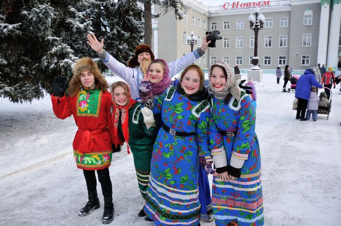 Рождественские гуляния в Ступино