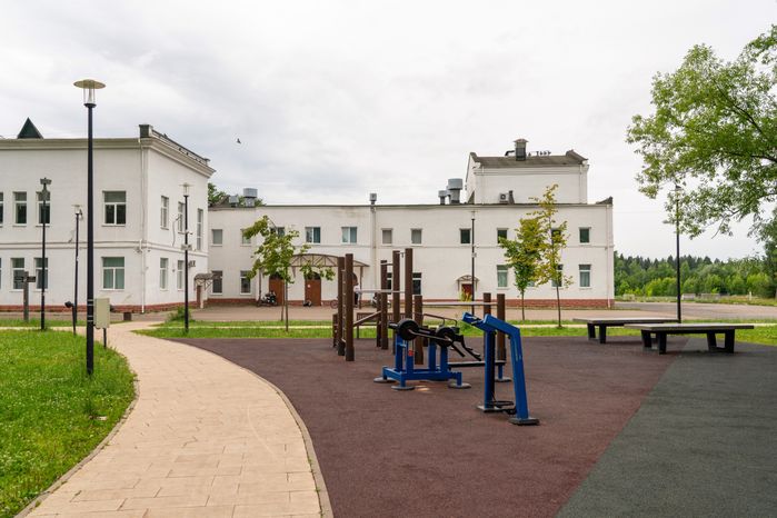 Лето в Центральном парке Апрелевки Наро-Фоминского округа