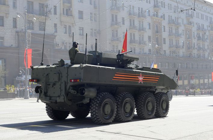 Генеральная репетиция парада Победы на Красной площади