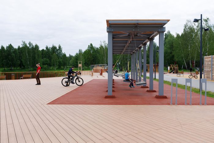 Лето в Городском парке культуры отдыха в Ивантеевке Пушкинского округа
