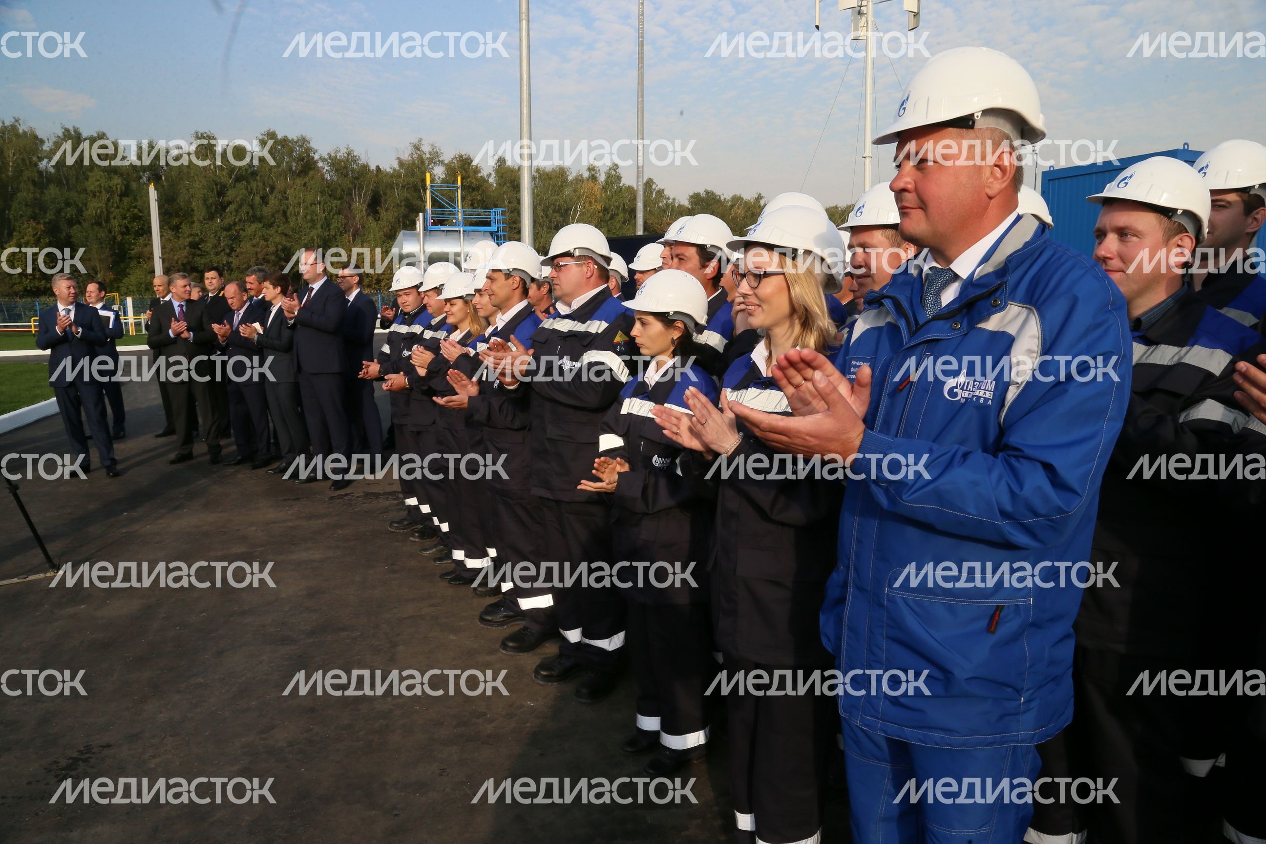 Открытие газового контрольно-распределительного пункта в Ленинском районе