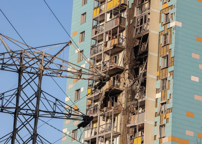 Дом в Раменском г.о., поврежденный в результате атаки украинских дронов
