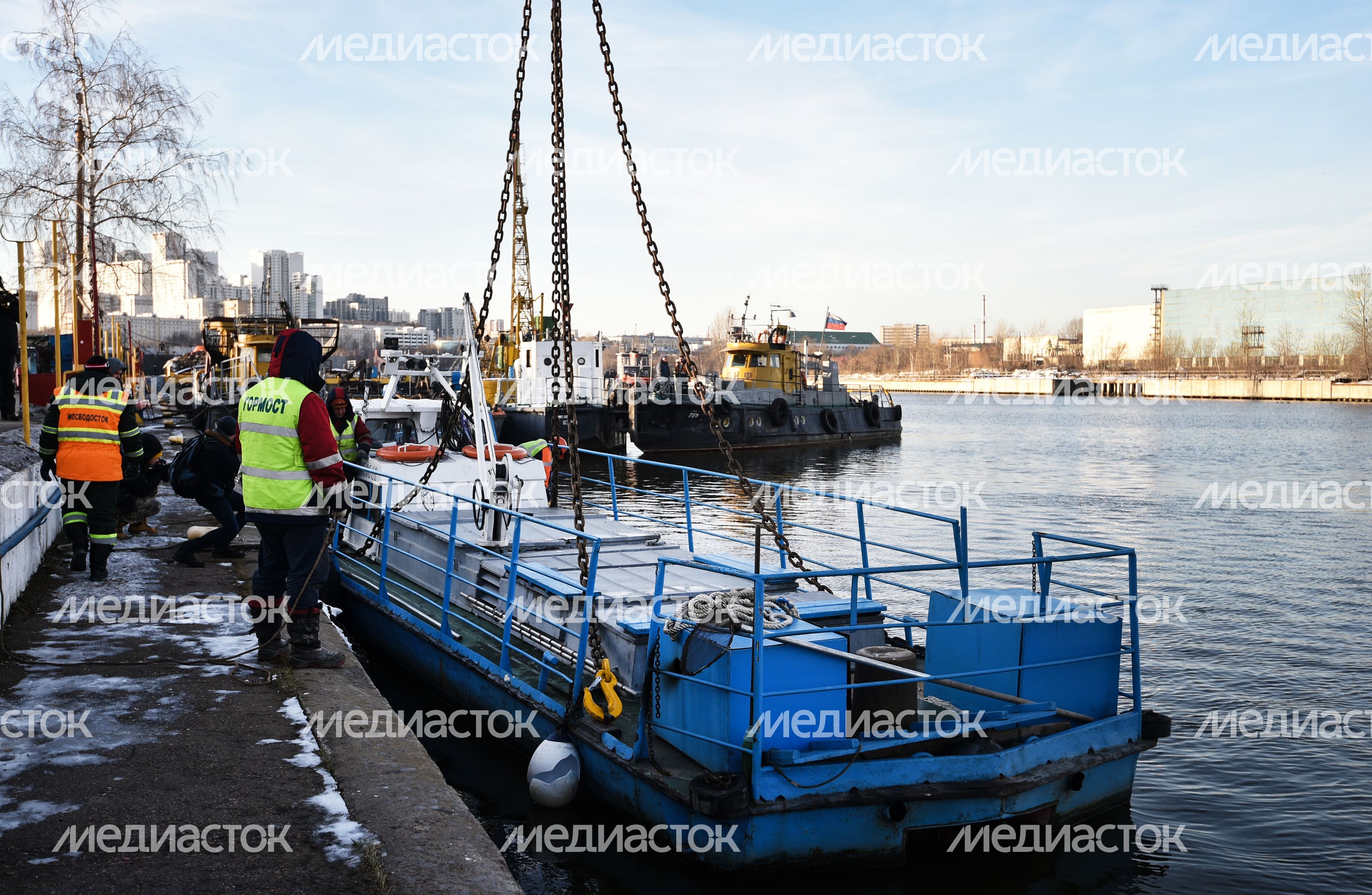 Закрытие речной навигации в Москве